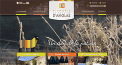Desktop Screenshot of domaine-anglas.com